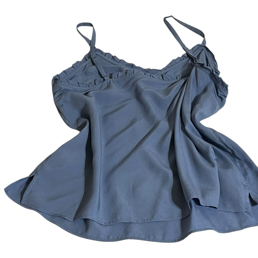 Blue Ruched Camisole Top - Picture 4 of 4